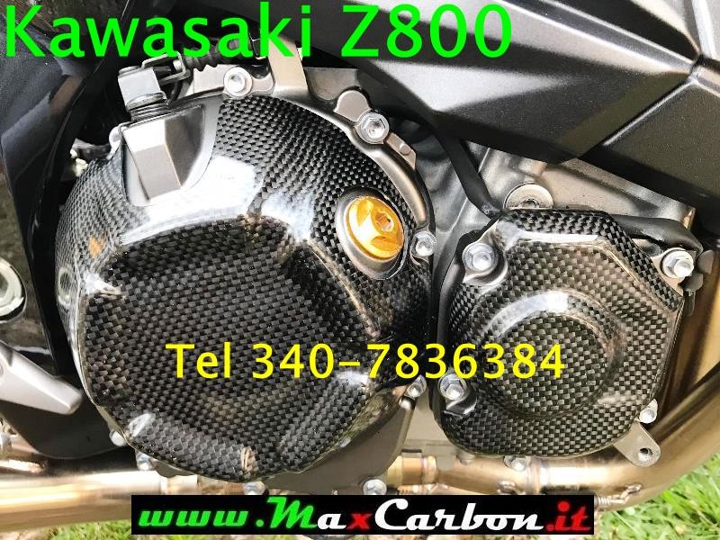Nero copri pignone anteriore in lega di alluminio Protezione paracatena per Z750 Z800 2013-2016 Yctze Copricatena anteriore per motocicletta 